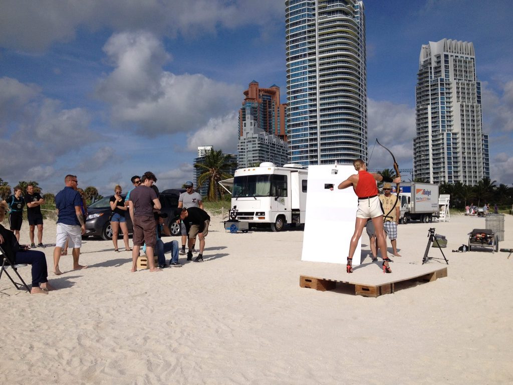 Shooting in South Beach Miami