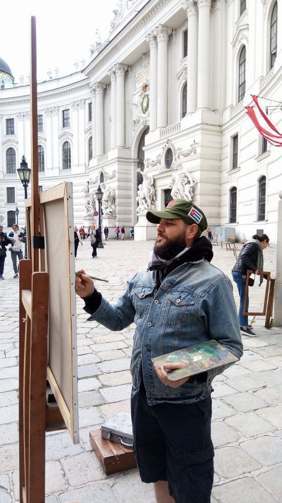 painting in Vienna, Austria